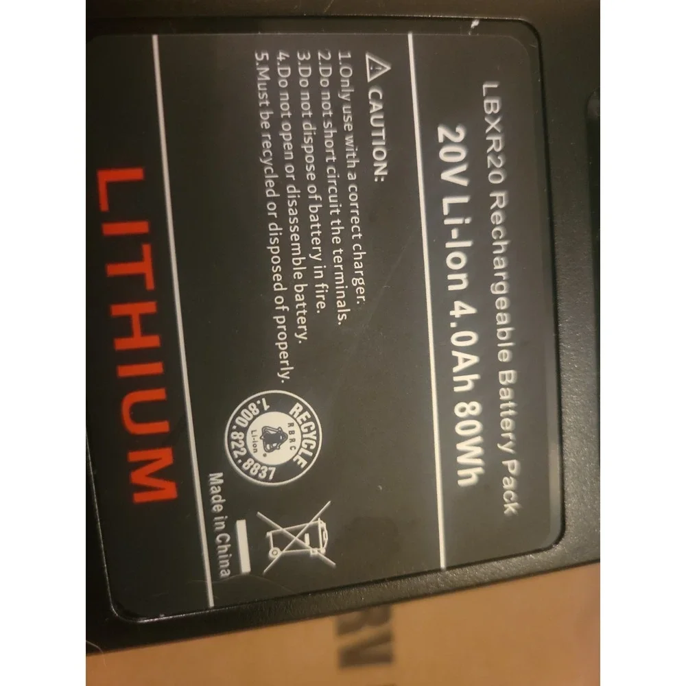 20V Lithium Battery 4.0Ah Replacement for Cordless Tools, 2-Pack, Compatible ...